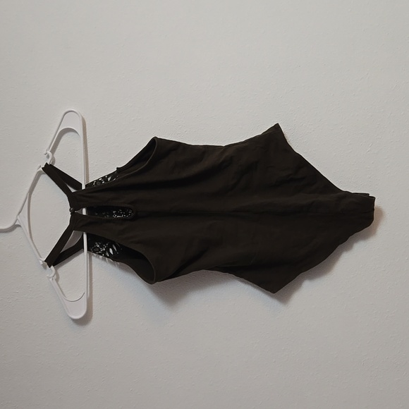 Charlotte Russe Brown Halter Bodysuit - Picture 2 of 5